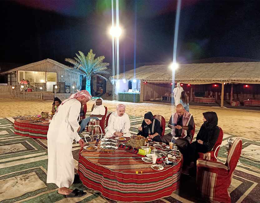 Desert Safari Dubai with VIP Table Service