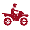 ATV quad bike icon